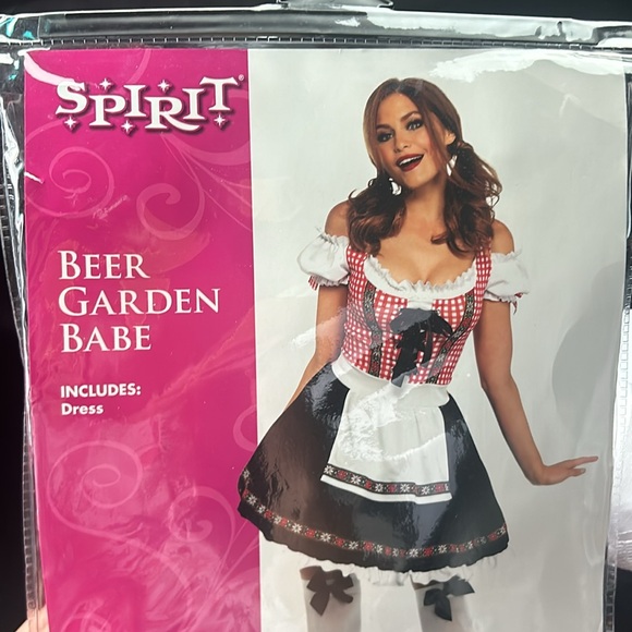 Red/Black Beer Garden Dress - Picture 2 of 2